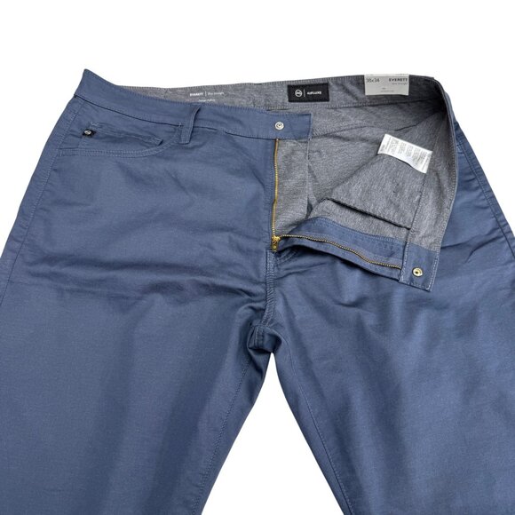 NEW AG Airluxe Everett Slim Straight Pants Men's Blue/Gray, Size 38 x34 - Picture 4 of 11